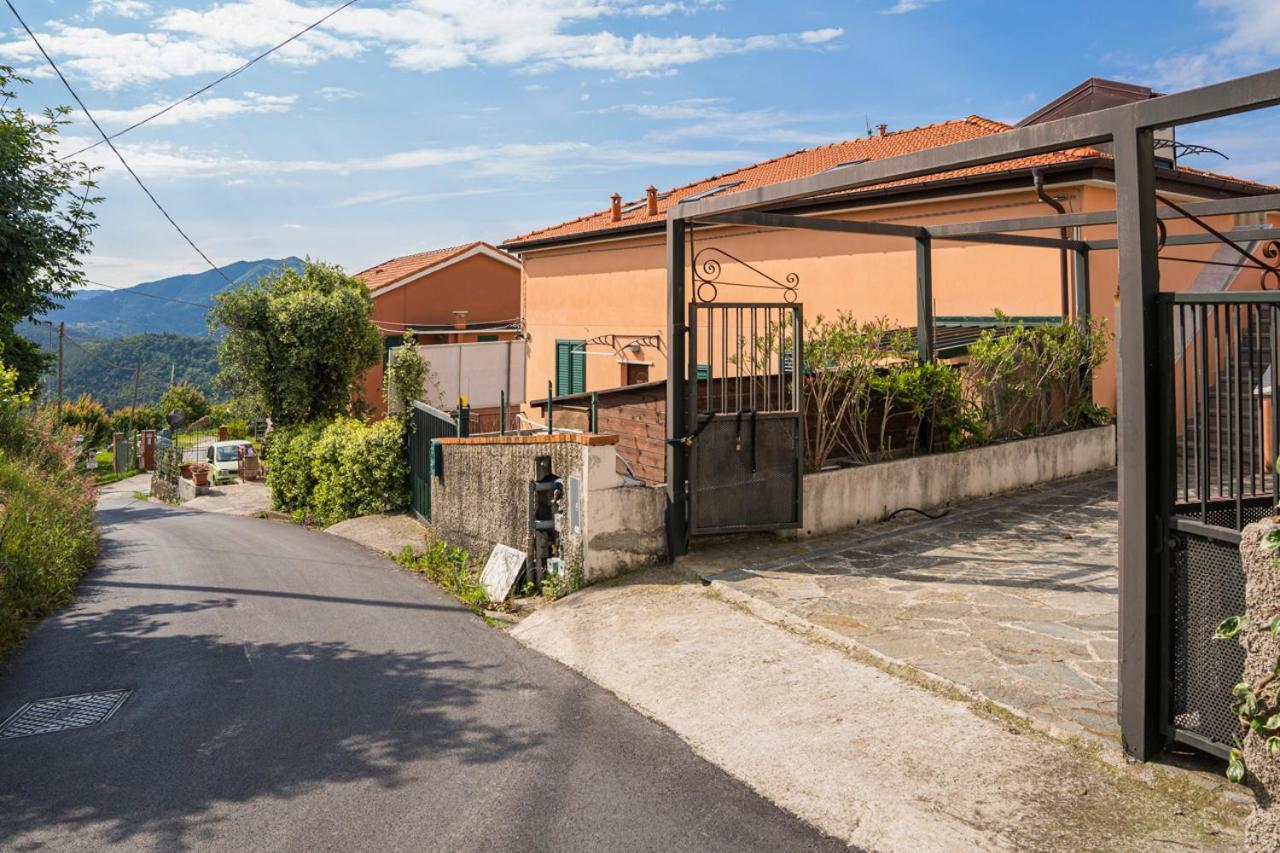 016 - Casa Tranquilla Vista Mare, Pace E Natura - 10 Minuti Dalla Spiaggia Apartman Sestri Levante Kültér fotó