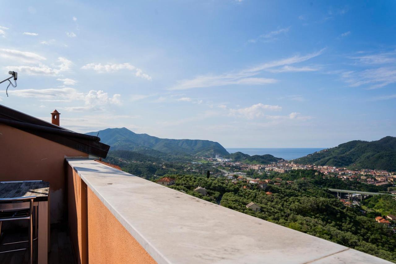 016 - Casa Tranquilla Vista Mare, Pace E Natura - 10 Minuti Dalla Spiaggia Apartman Sestri Levante Kültér fotó