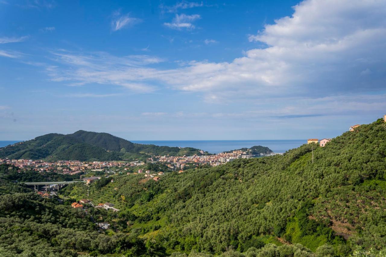 016 - Casa Tranquilla Vista Mare, Pace E Natura - 10 Minuti Dalla Spiaggia Apartman Sestri Levante Kültér fotó